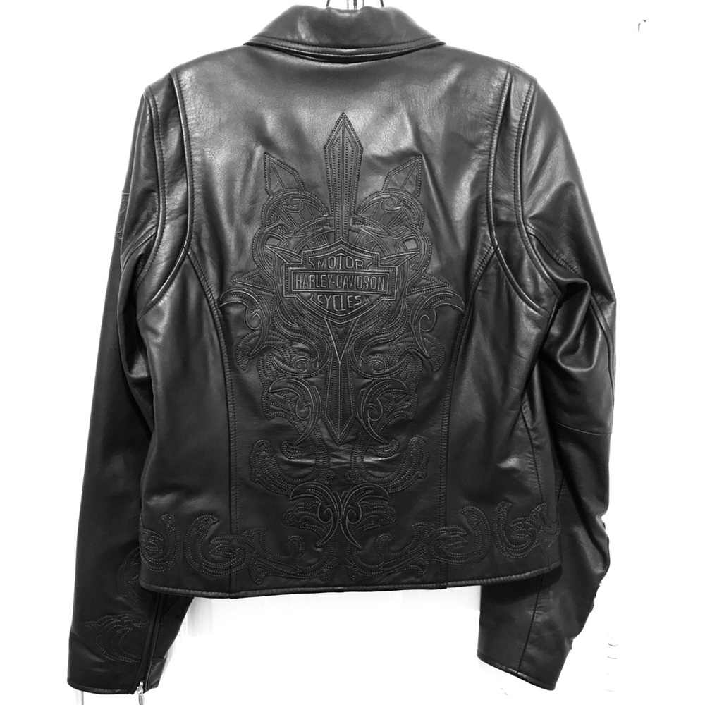 🧡HARLEY DAVIDSON Authentic Genuine Leather Jacket